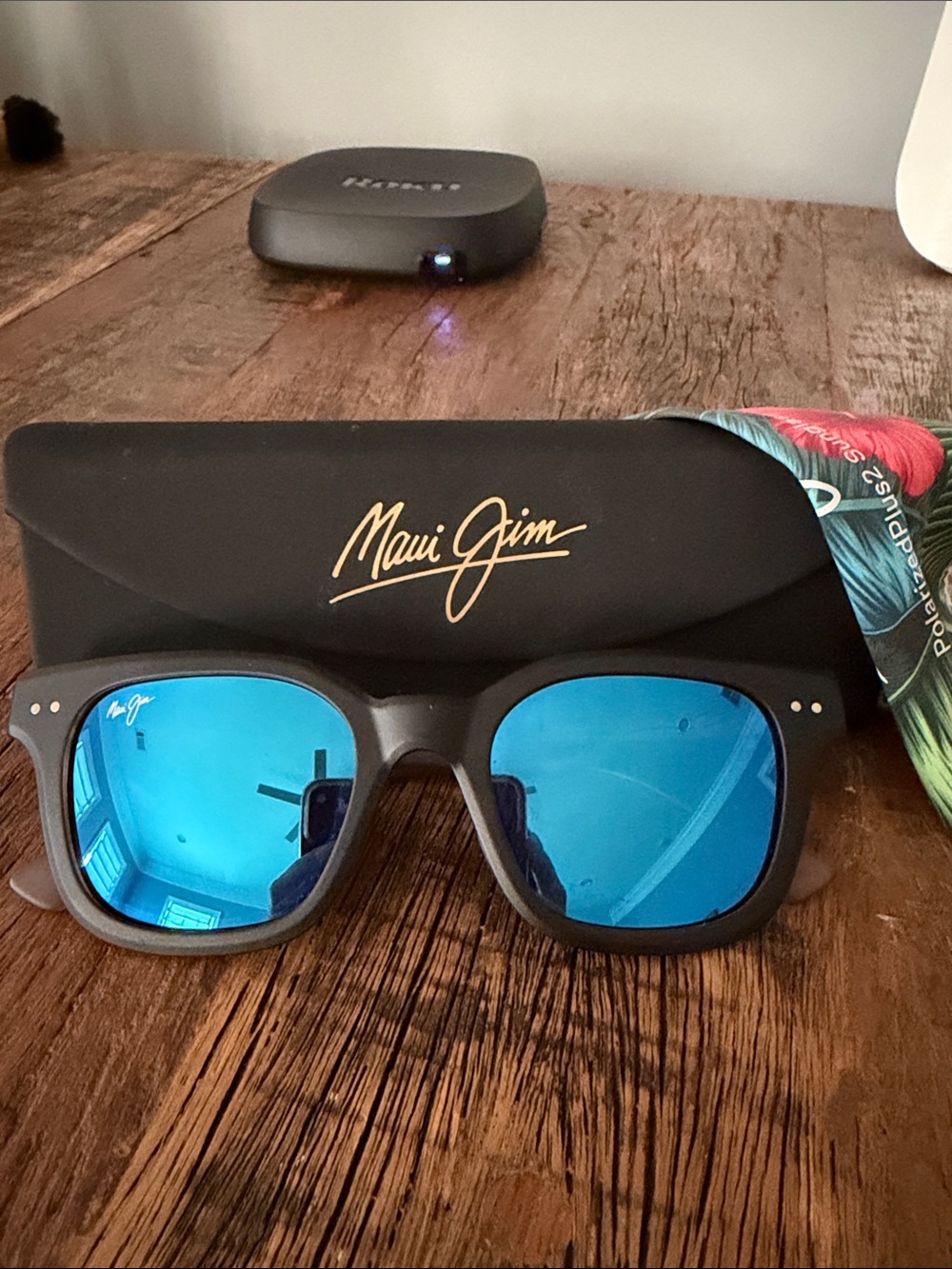 Maui Jim Shore Break Sunglasses with Blue Mirror Lenses